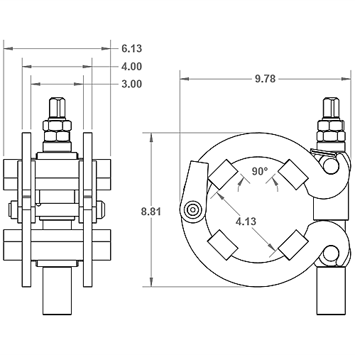 4" Ratchet Clamp